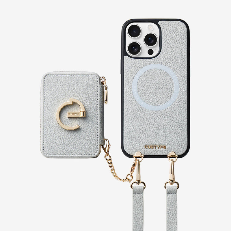 Original Design Set- Detachable Magsafe Crossbody Wallet Phone Case Set For Travel-Custype