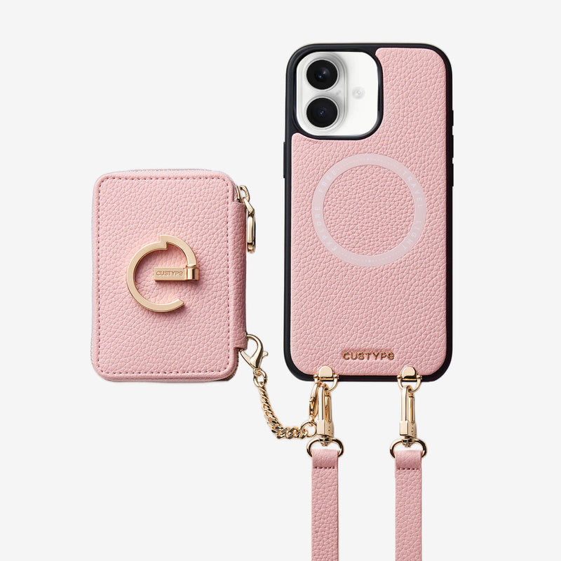 Original Design Set- Detachable Magsafe Crossbody Wallet Phone Case Set For Travel-Custype