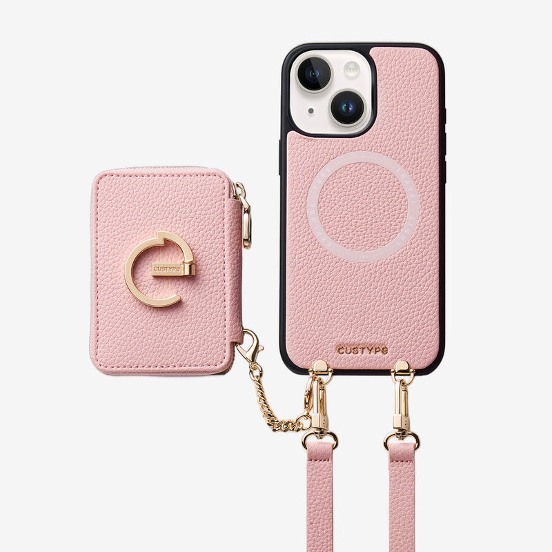 Original Design Set- Detachable Magsafe Crossbody Wallet Phone Case Set For Travel-Custype