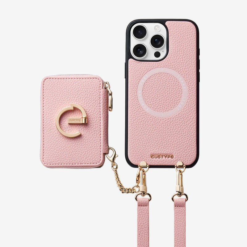 Original Design Set- Detachable Magsafe Crossbody Wallet Phone Case Set For Travel-Custype