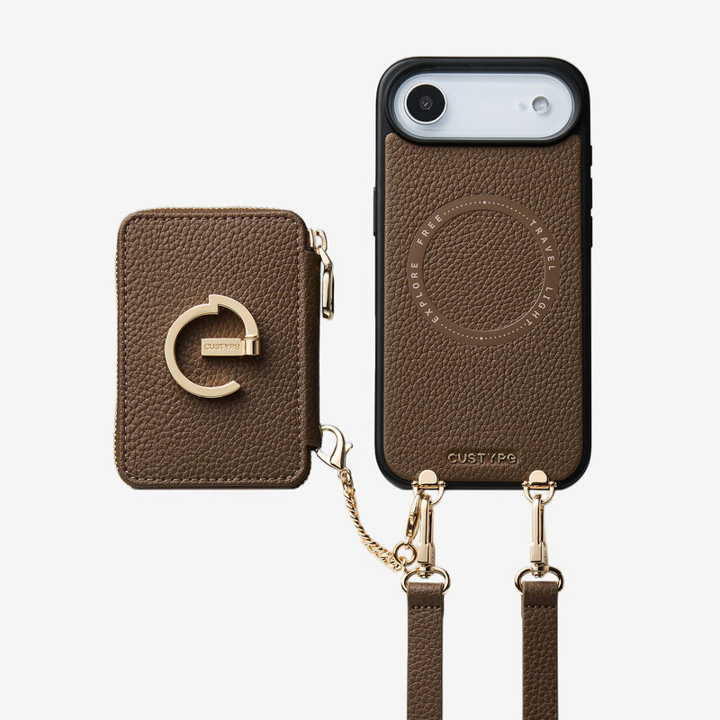 Original Design Set- Detachable Magsafe Crossbody Wallet Phone Case Set For Travel-Custype