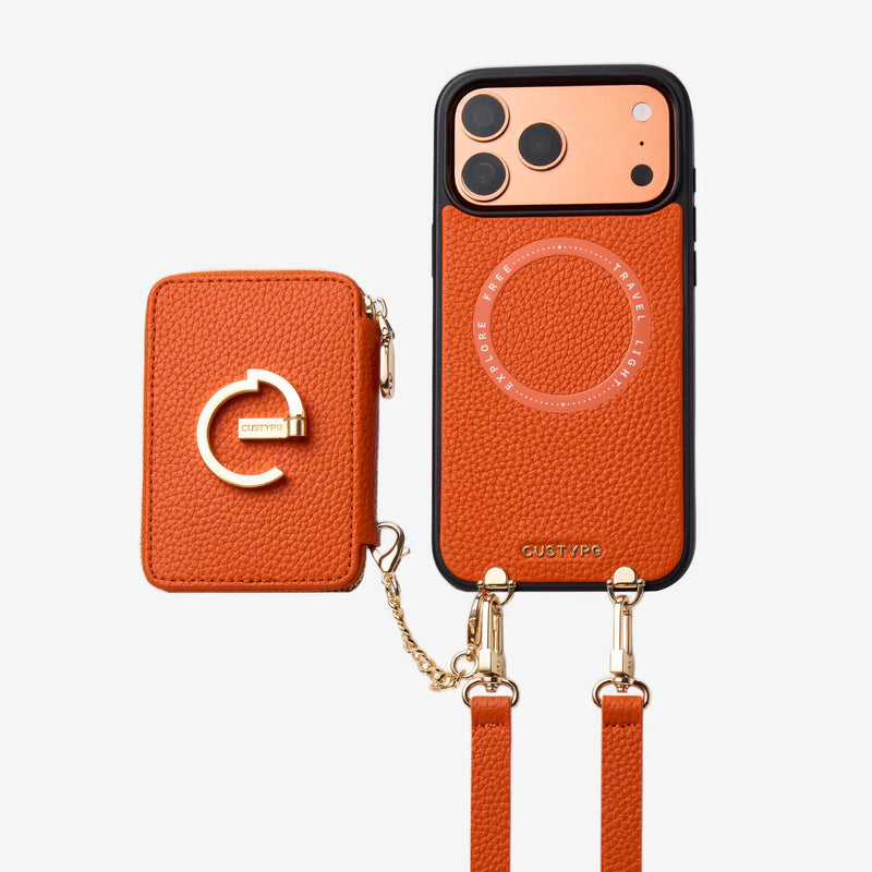 Original Design Set- Detachable Magsafe Crossbody Wallet Phone Case Set For Travel-Custype