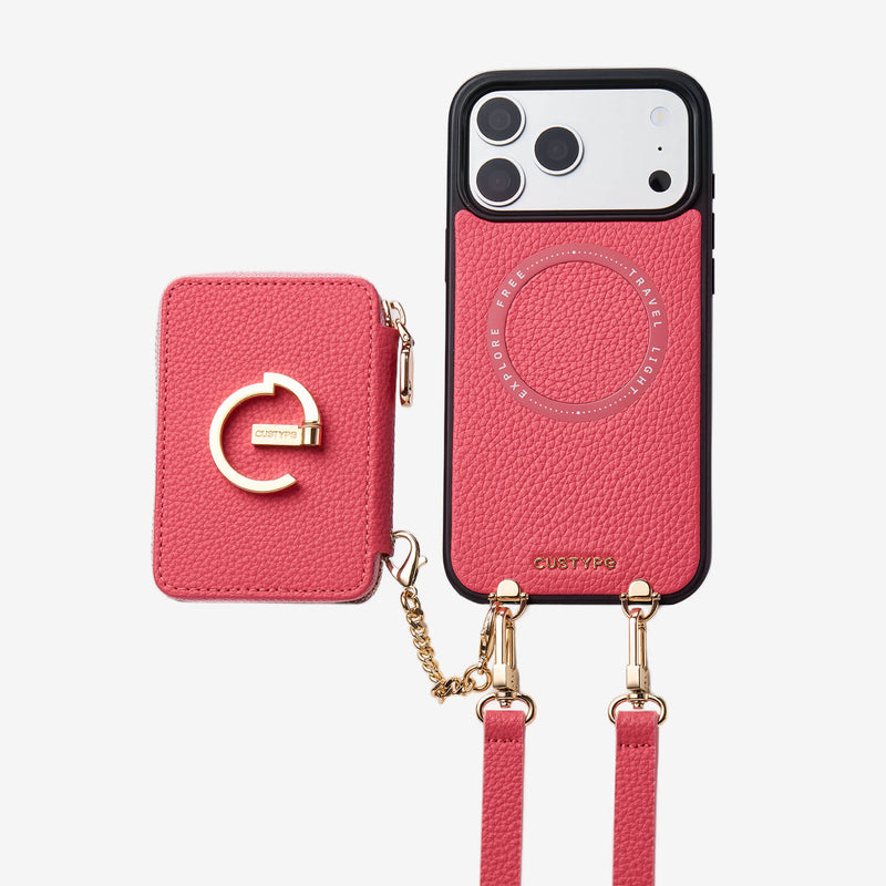 Original Design Set- Detachable Magsafe Crossbody Wallet Phone Case Set For Travel-Custype