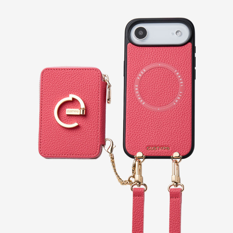Original Design Set- Detachable Magsafe Crossbody Wallet Phone Case Set For Travel-Custype