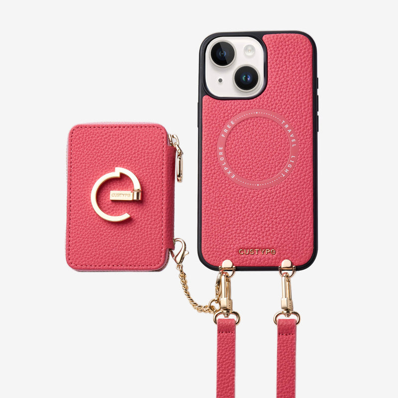 Original Design Set- Detachable Magsafe Crossbody Wallet Phone Case Set For Travel-Custype