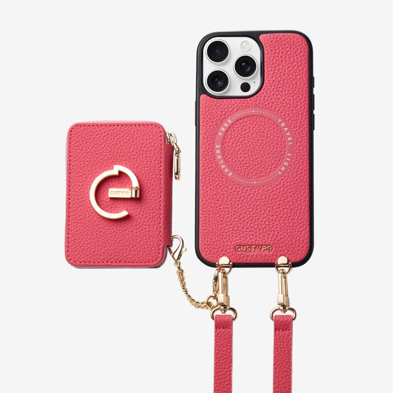 Original Design Set- Detachable Magsafe Crossbody Wallet Phone Case Set For Travel-Custype