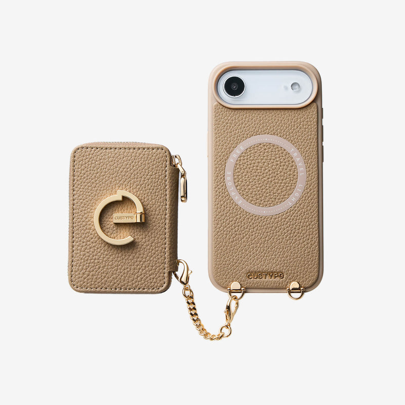 Original Design Set- Detachable Wallet Phone Case with Wireless Charging Card Holder and Wireless Charging-Mobile Phone Cases-Custype