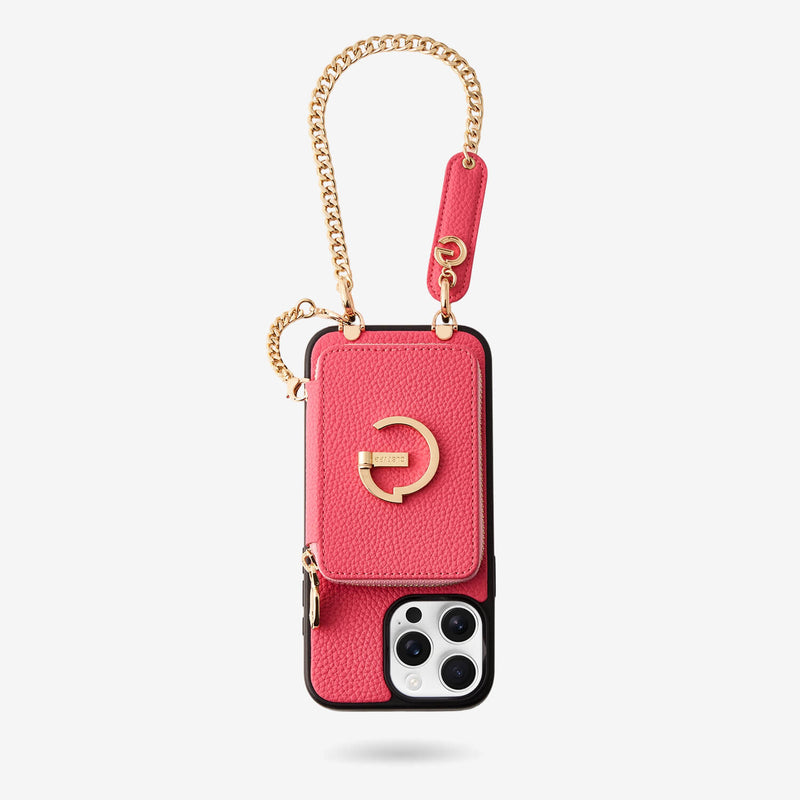 Personalised Style Kit- Detachable Wallet Phone Case with Wrist Strap & Grip - iPhone 15 Pro-Mobile Phone Cases-Custype