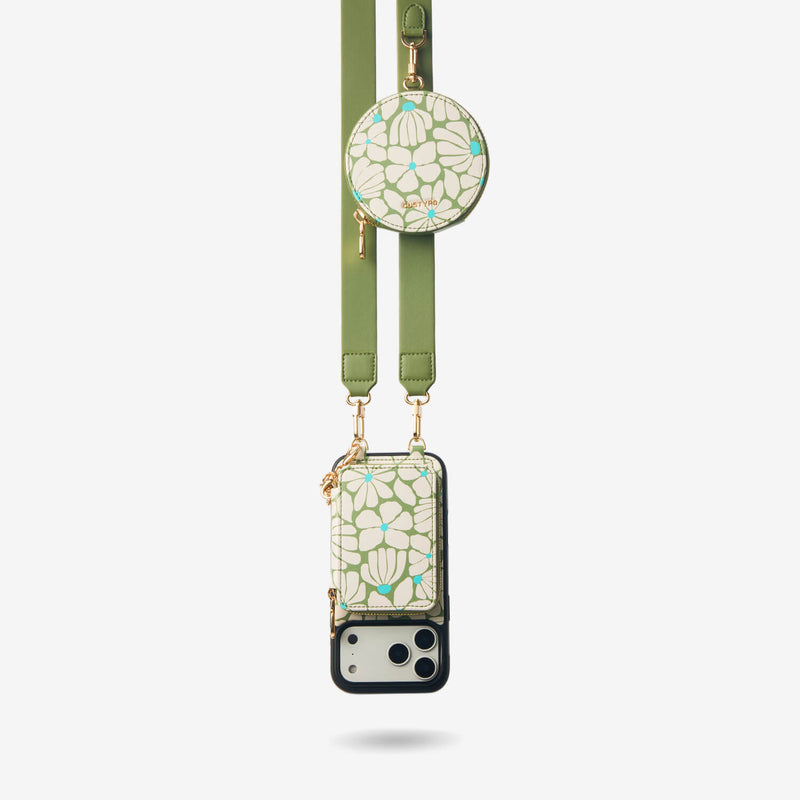 Gale Switzer- Bloom Theme Crossbody iPhone Case with Magnetic Wallet