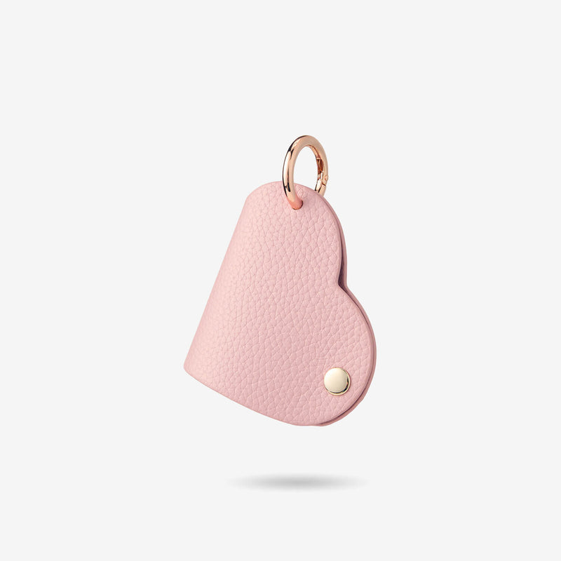 Heart Key Fob Case-Key Fob Case-Lychee Pattern Leather Mini Pouch