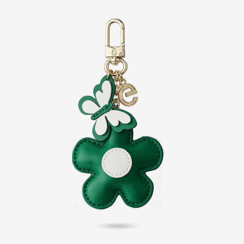Green Romantic floral charm aesthetic