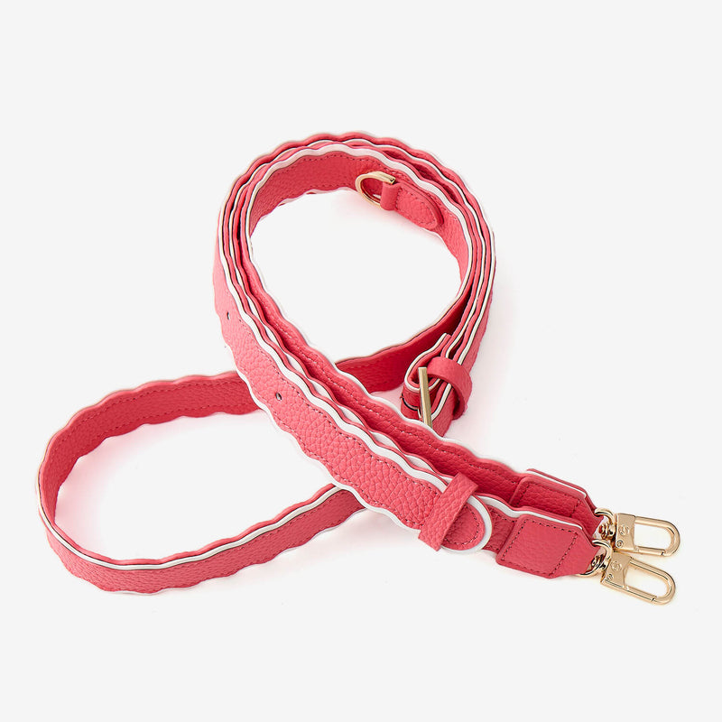 crossbody strap pink