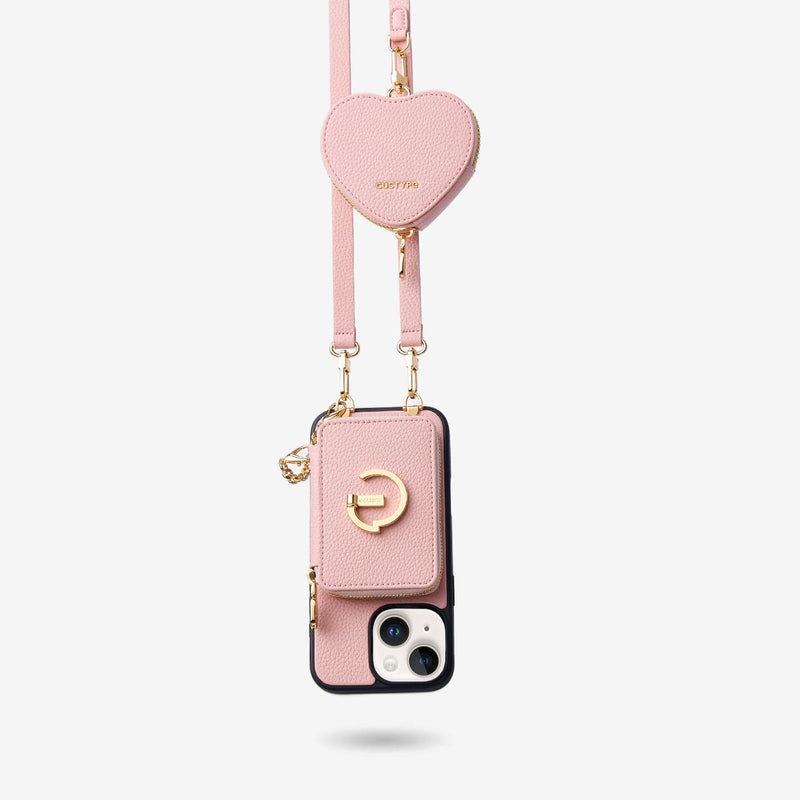 Heart Airpod Kit- Magnetic iPhone case with Strap & Stand-Custype