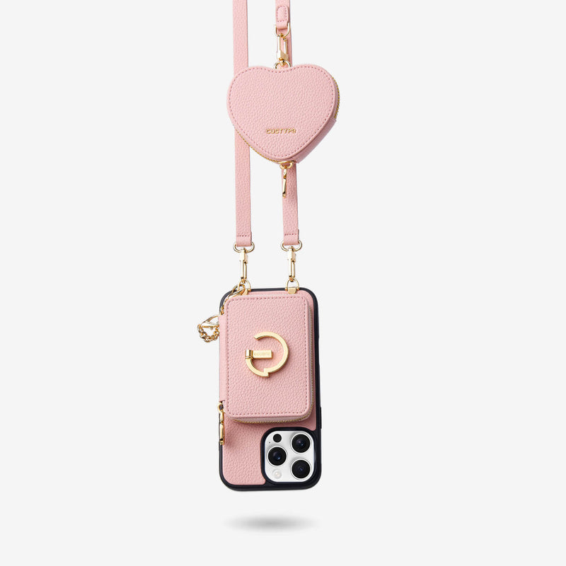 Heart Airpod Kit- Magnetic iPhone case with Strap & Stand-Custype