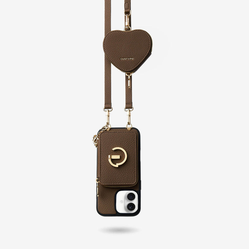 Heart Airpod Kit- Magnetic iPhone case with Strap & Stand-Custype