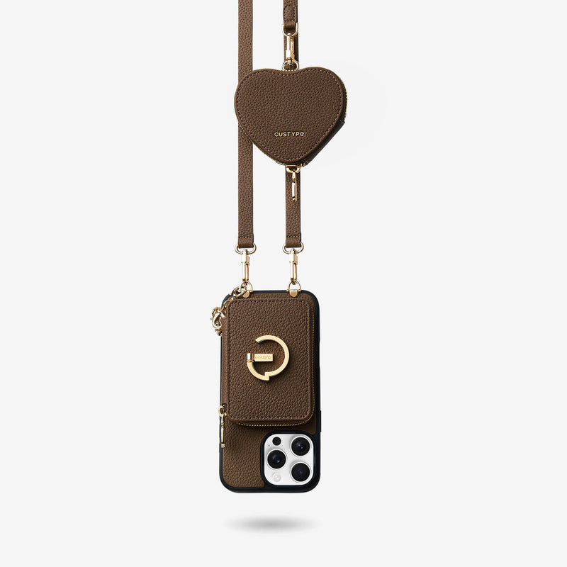 Heart Airpod Kit- Magnetic iPhone case with Strap & Stand-Custype