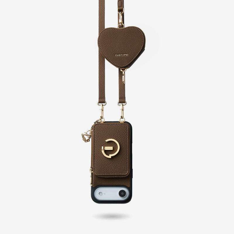 Heart Airpod Kit- Magnetic iPhone case with Strap & Stand-Custype