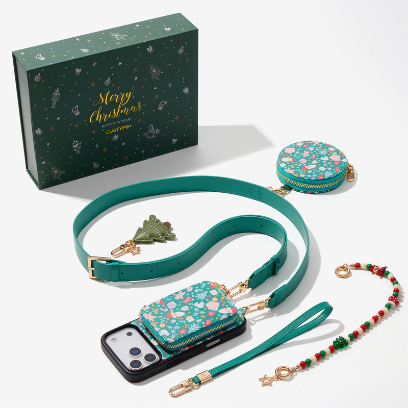 designer phone crossbody case Grean