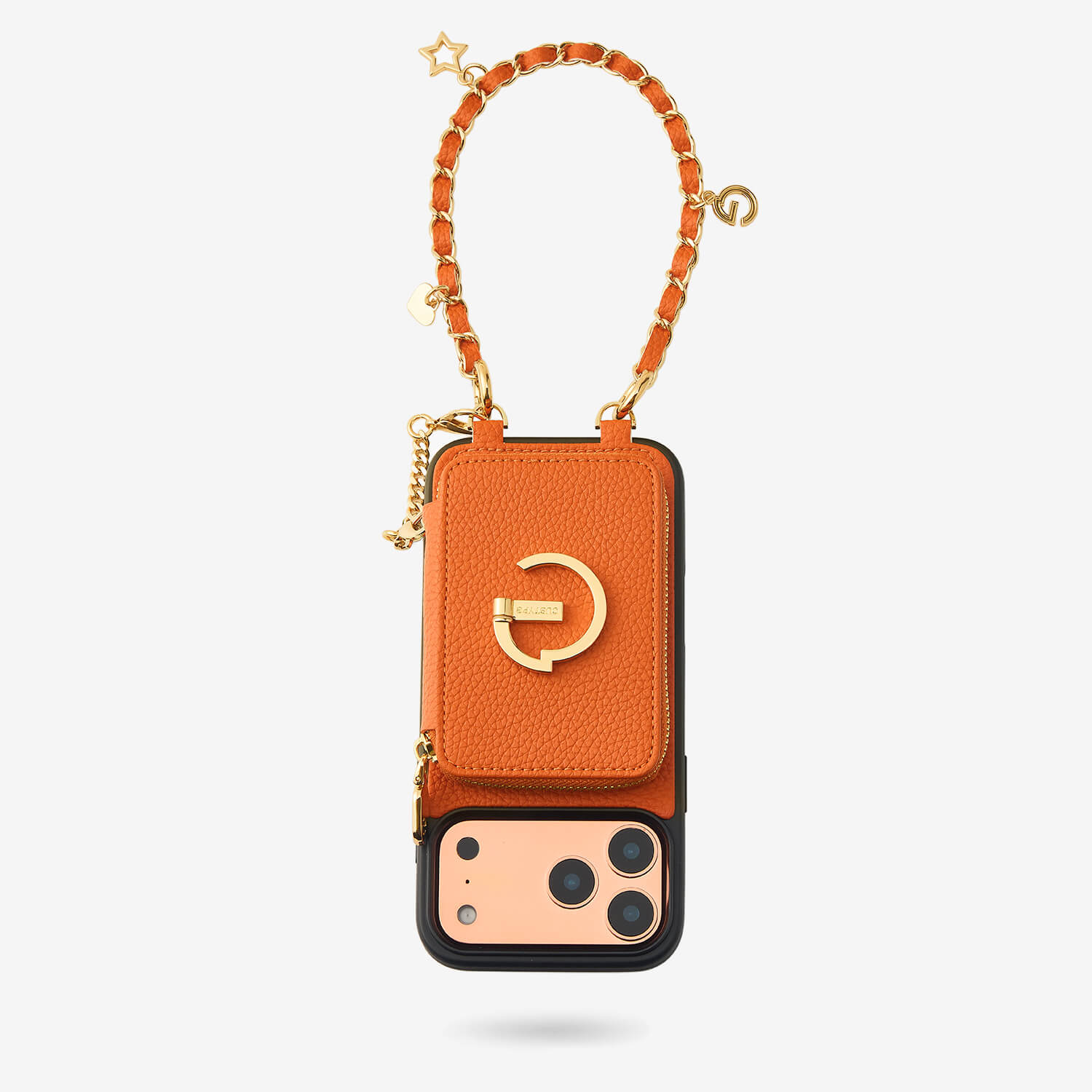Protective Wireless Charging Wallet Phone Case with Wristlet