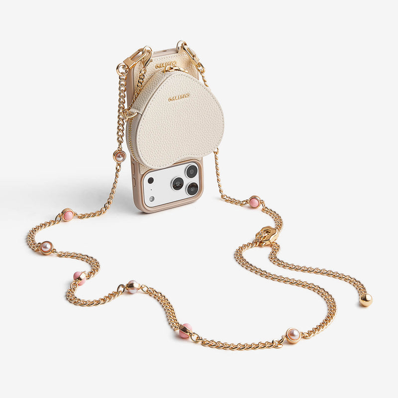 Heart Mate Kit- Lanyard Strap for iPhone Case with Magnetic Wallet-Mobile Phone Cases-DETACHABLE WALLET & WIRELESS CHARGING