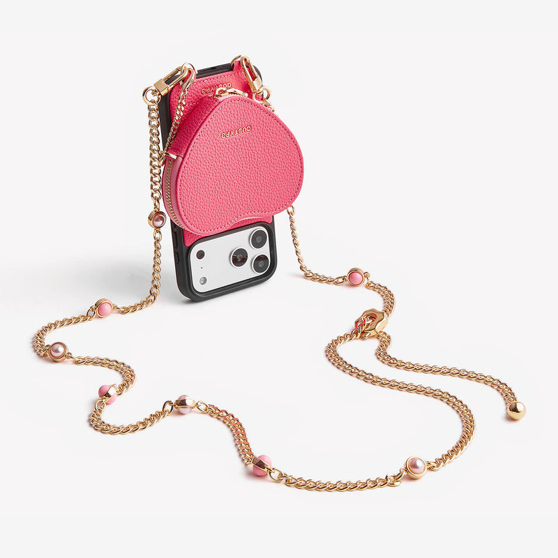 Heart Mate Kit- Lanyard Strap for iPhone Case with Magnetic Wallet-Mobile Phone Cases-DETACHABLE WALLET & WIRELESS CHARGING