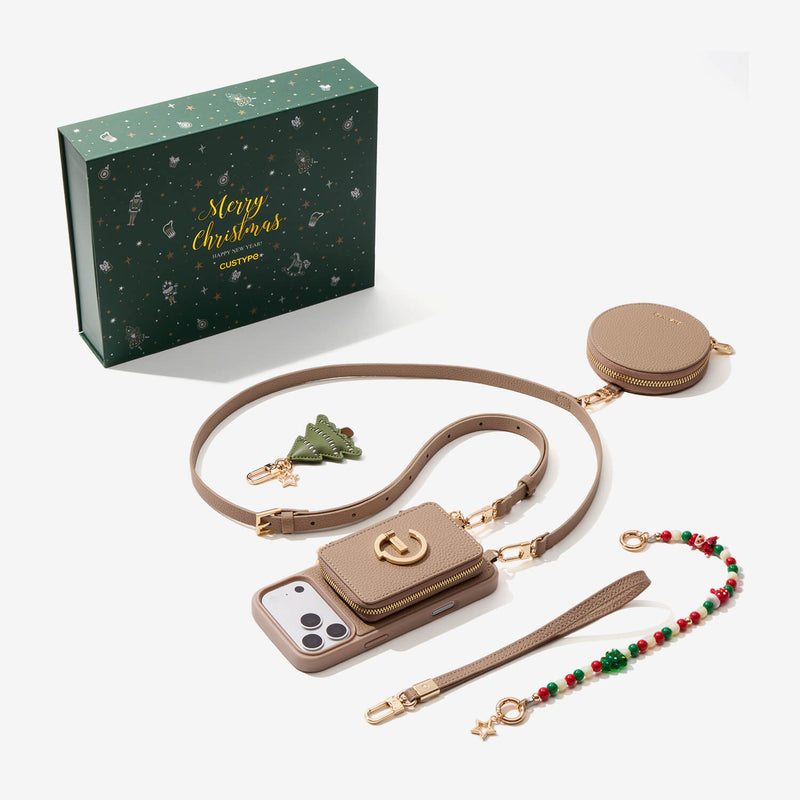 crossbody leather phone case iphone17pro max