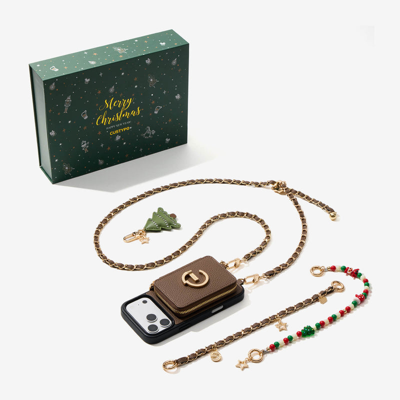 phone case with chain mocha