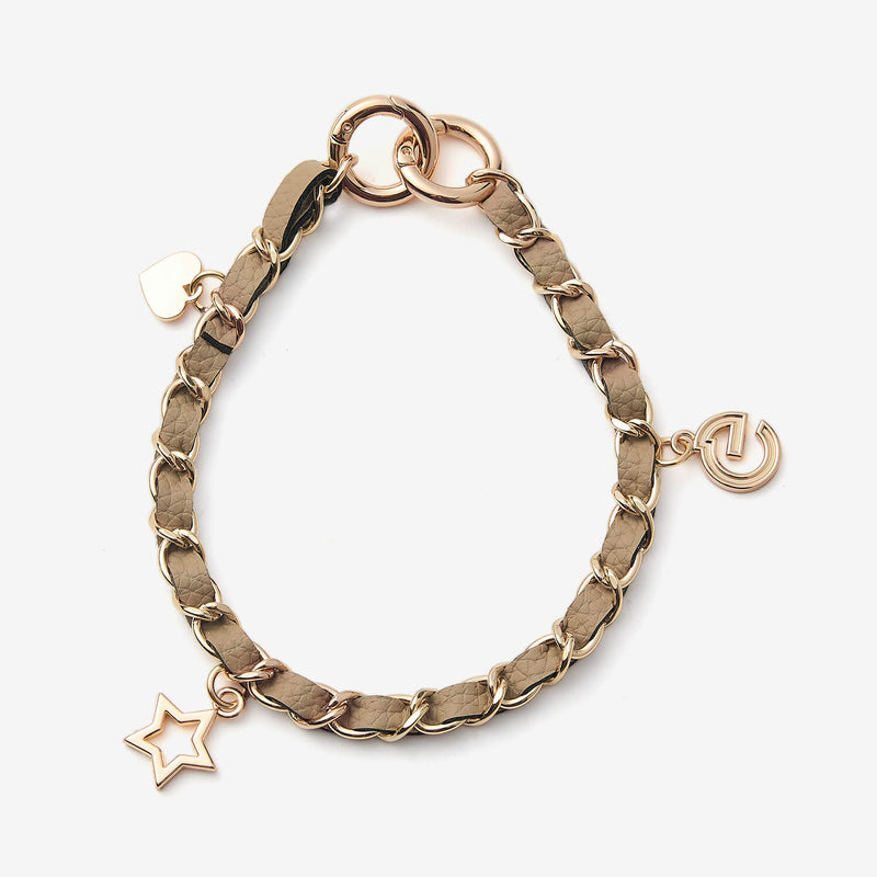 taupe wristlet for phone