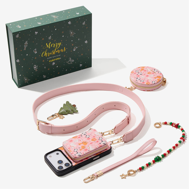 designer phone crossbody case Pink