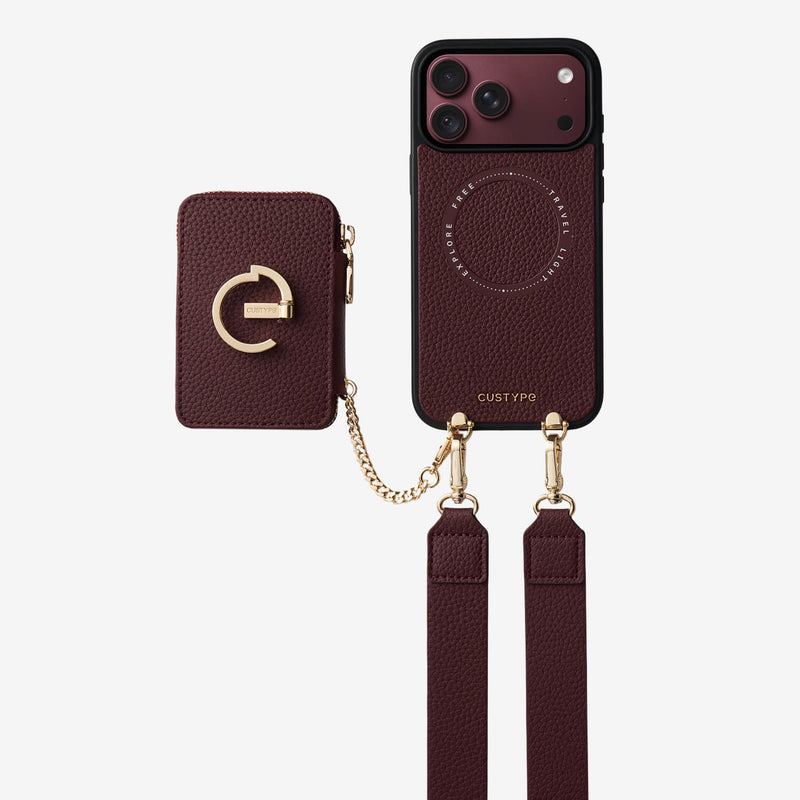 Roam Kit- Detachable Wallet Phone Case with Wide Strap
