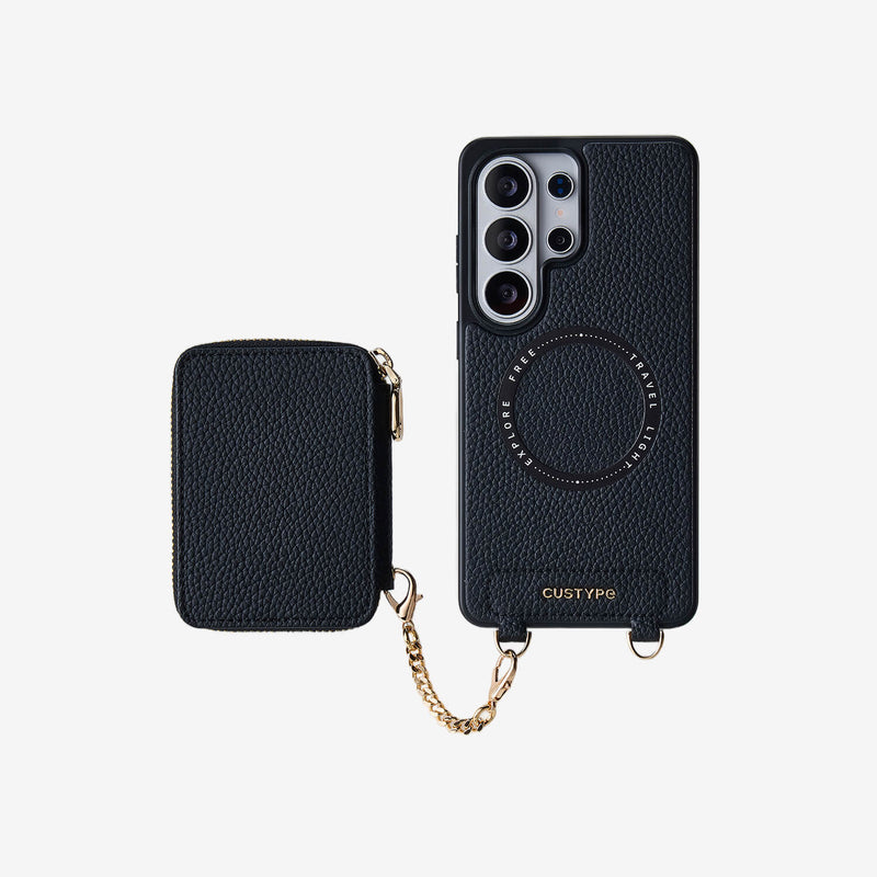 Unique Design Set- Samsung Galaxy Wireless Charging Phone Case With Detachable Wallet-Mobile Phone Cases-Custype