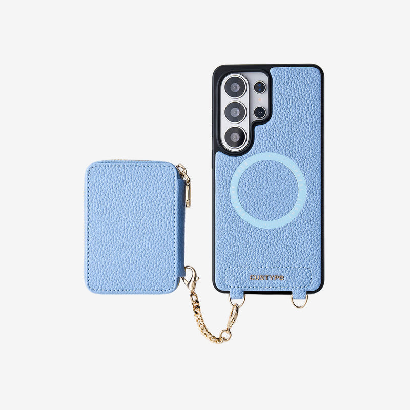 Unique Design Set- Samsung Galaxy Wireless Charging Phone Case With Detachable Wallet