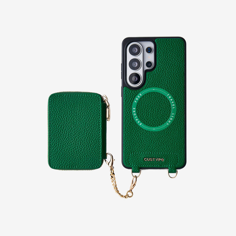 Unique Design Set- Samsung Galaxy Wireless Charging Phone Case With Detachable Wallet-Mobile Phone Cases-Custype