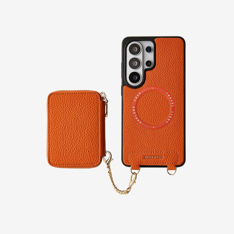 Unique Design Set- Samsung Galaxy Wireless Charging Phone Case With Detachable Wallet-Mobile Phone Cases-Custype