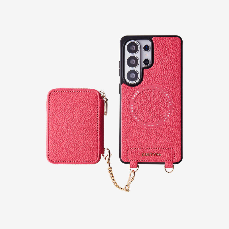 Unique Design Set- Samsung Galaxy Wireless Charging Phone Case With Detachable Wallet-Mobile Phone Cases-Custype