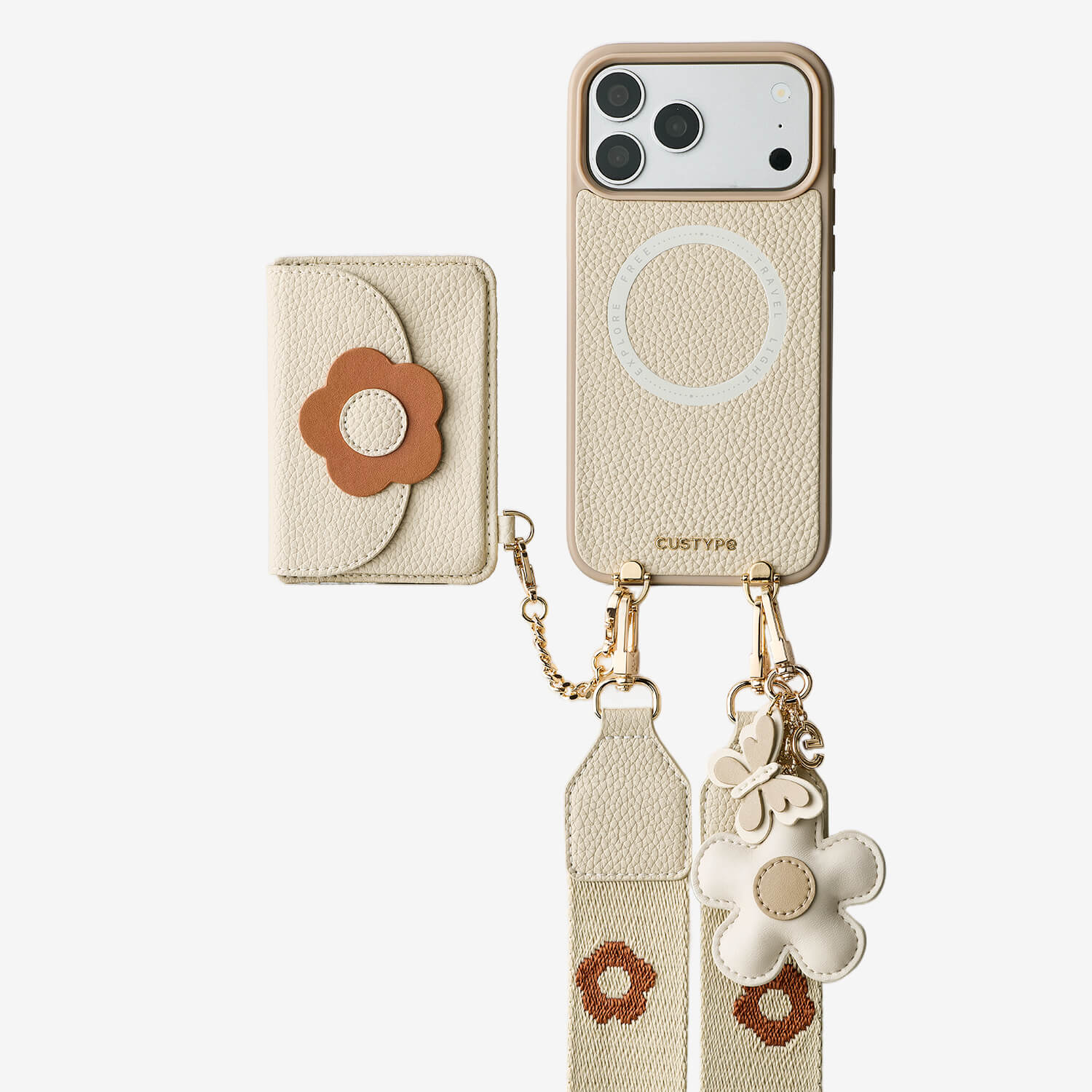 iPhone 18 Pro Max Slim Wallet Phone Case with Strap