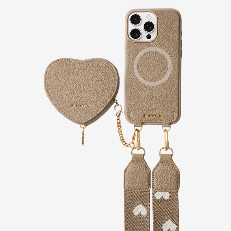 Leather iphone case crossbody iPhone 16 pro case