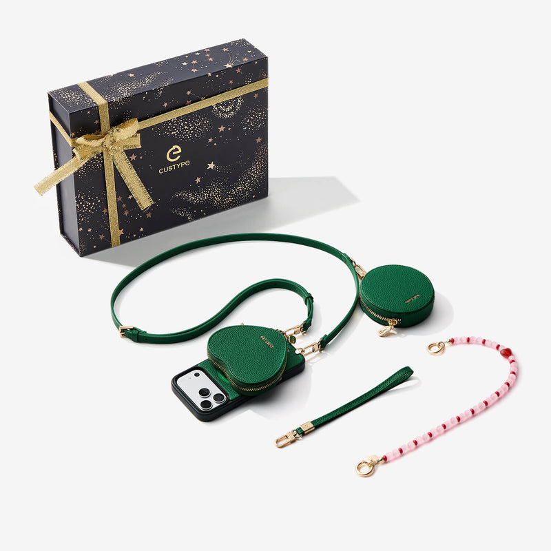 Starlight Gift Box- Crossbody iPhone Case with Heart Pouch