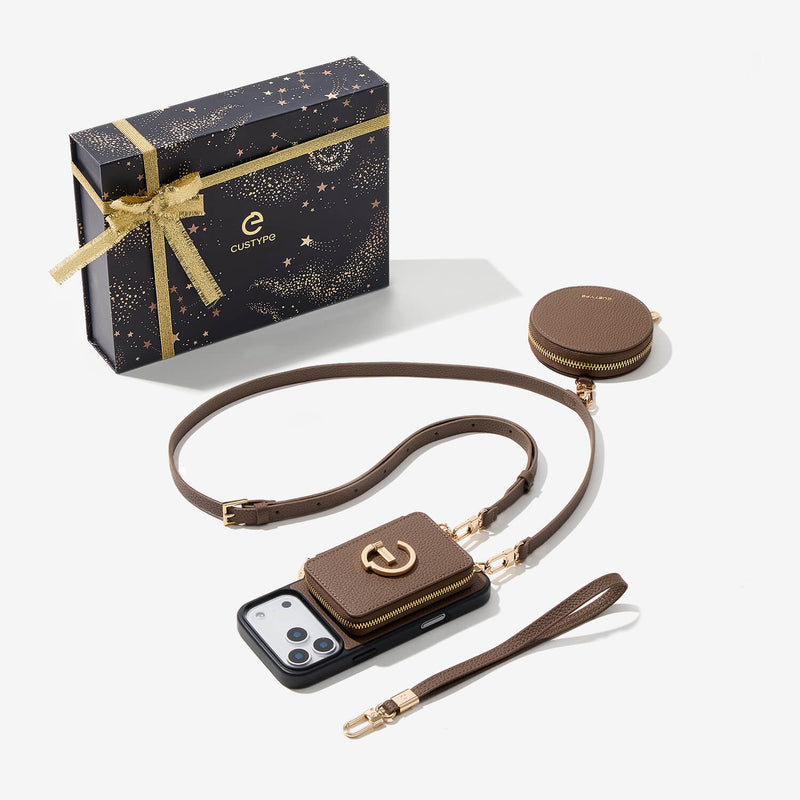 スターライトギフトボックス - クロスボディウォレットフォンケース