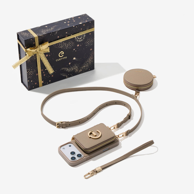 スターライトギフトボックス - クロスボディウォレットフォンケース