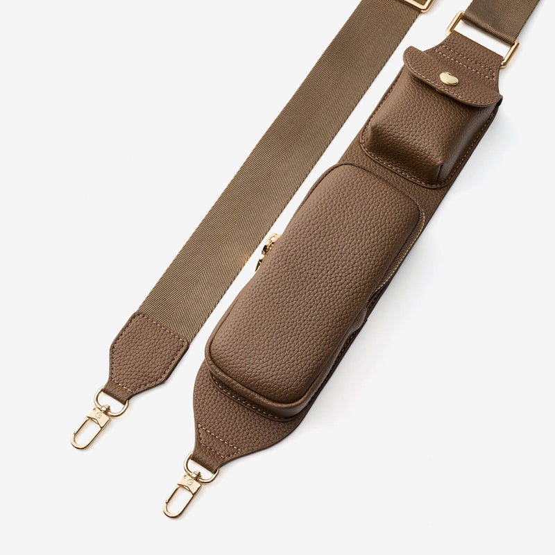 Utility Crossbody Strap with Storage Pouch
