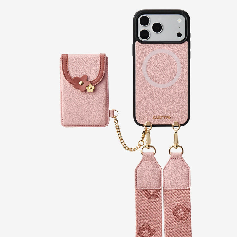 Vertical Wallet- iPhone Wallet Case with Webbing Strap