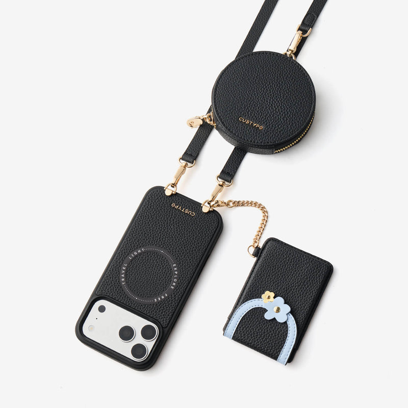 Vertical Wallet- MagSafe Case with Slim Card Holder & Strap