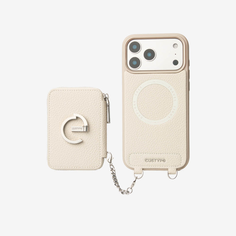 Silver Edge Kit- Magnetic Phone Case with Stand & Card Slots-Mobile Phone Cases-DETACHABLE WALLET & WIRELESS CHARGING