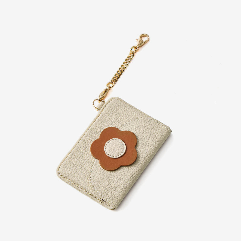 Floral slim wallet