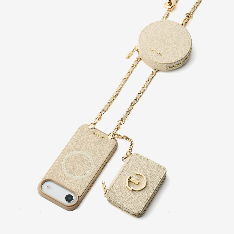 Allure Chain Series- Wallet Phone Case with Chain & Stand-Custype