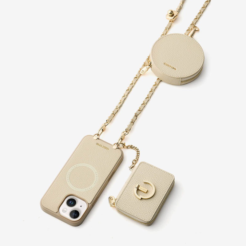 Allure Chain Series- Wallet Phone Case with Chain & Stand-Custype