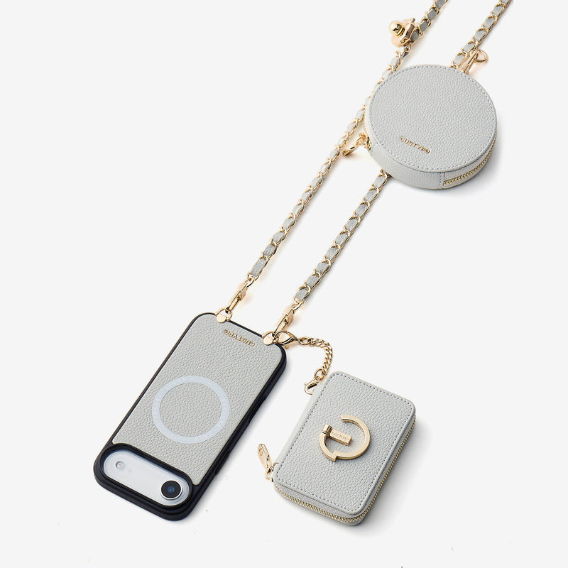 Allure Chain Series- Wallet Phone Case with Chain & Stand-Custype
