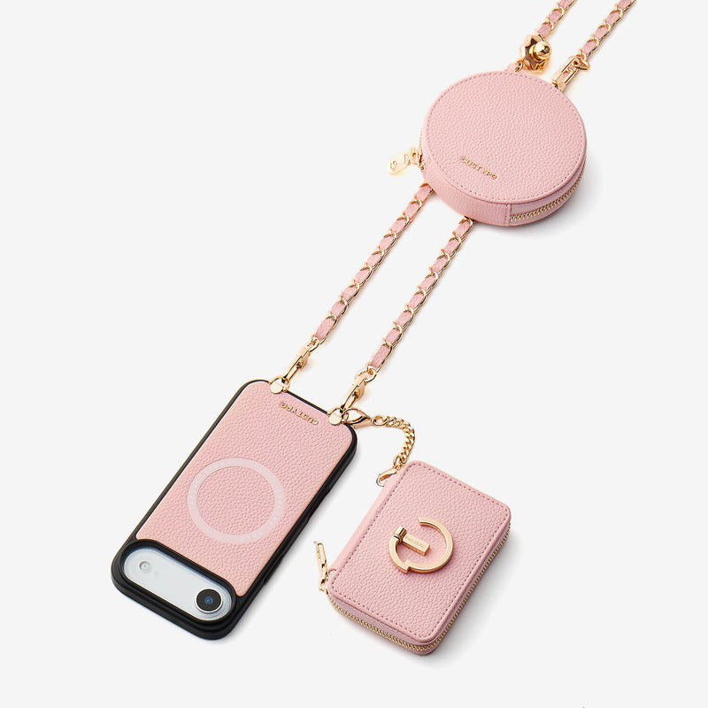 Allure Chain Series- Wallet Phone Case with Chain & Stand-Custype