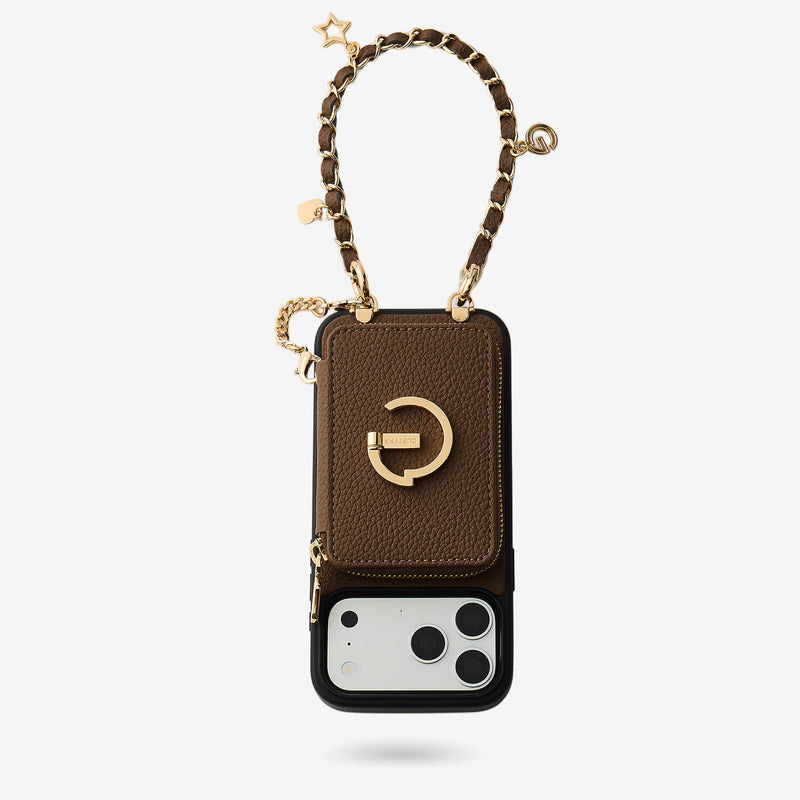 Allure Chain Series- Wallet Phone Case with Chain & Stand-Custype